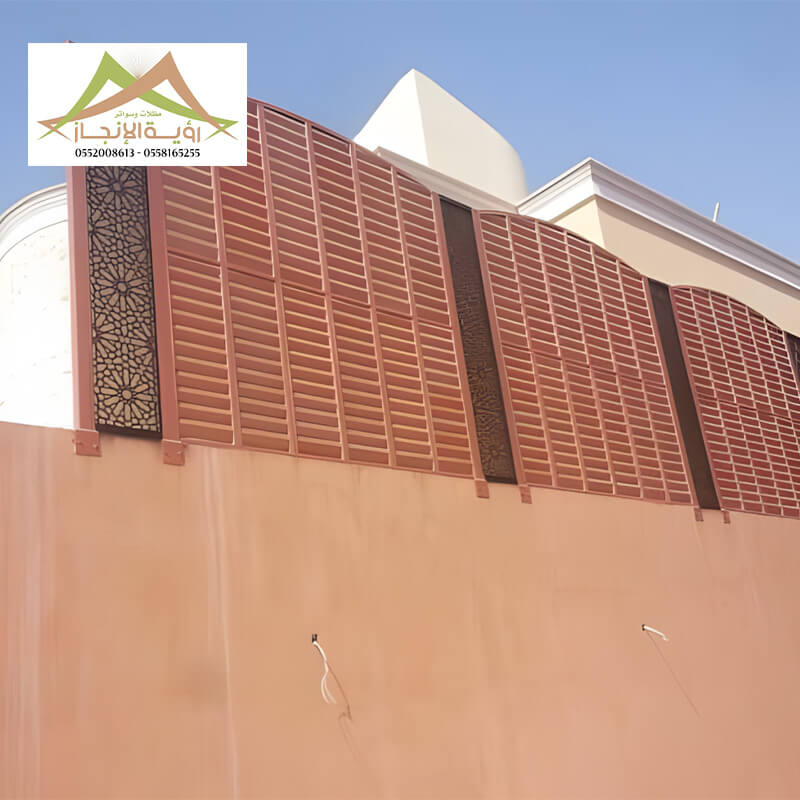 سواتر بلاستيك شرائح مجدول من مؤسسة رؤية الانجاز