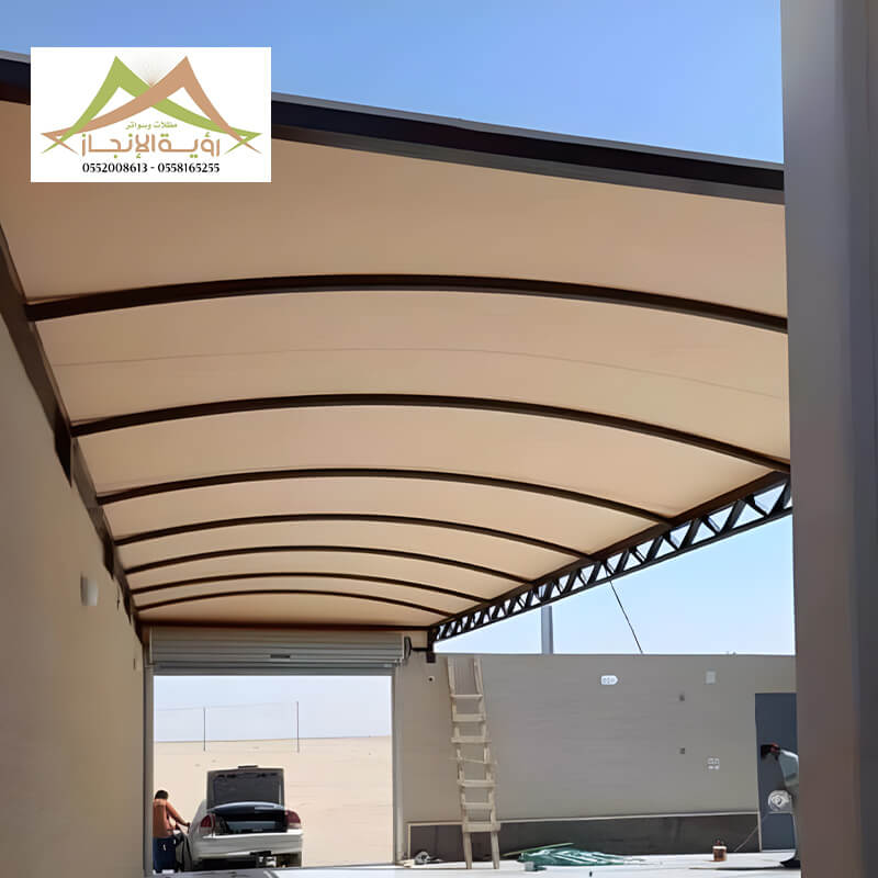 تركيب مظلات سيارات مؤسسة رؤية الانجاز